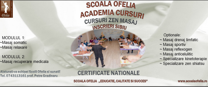 imagine CURS ZEN MASAJ SIBIU