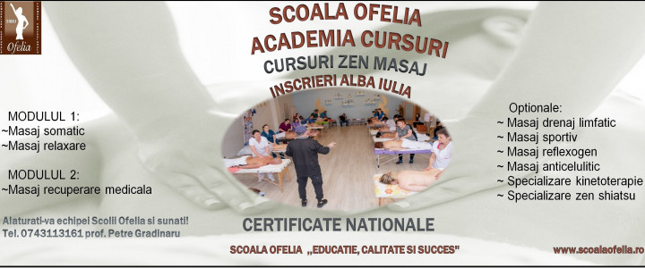 imagine CURS ZEN MASAJ ALBA