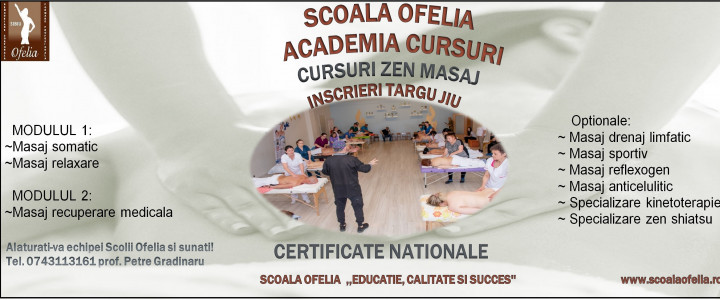 imagine CURS ZEN MASAJ TARGU JIU