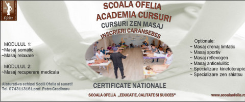Imagine prezentare CURS ZEN MASAJ CARANSEBES