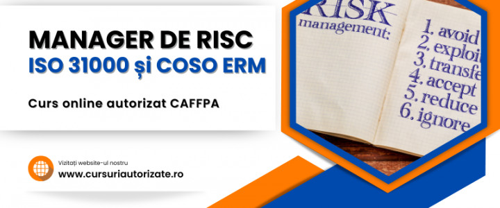 imagine Curs online Manager de risc - ISO 31000 și COSO ERM
