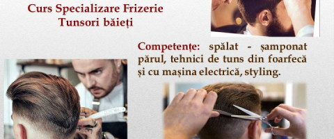 imagine Curs Specializare Frizerie – Tunsori Baarbati 