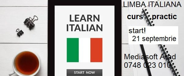 imagine Curs Limba italiana - curs practic 24 septembrie